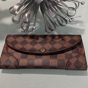 Louis Vuitton Damier Portefeuille Kaisa Long Wallet bi fold wallet